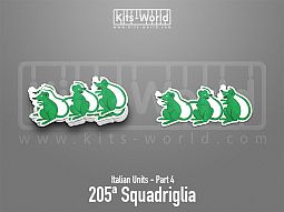 Kitsworld SAV Sticker - Italian Units - 205ª Squadriglia 